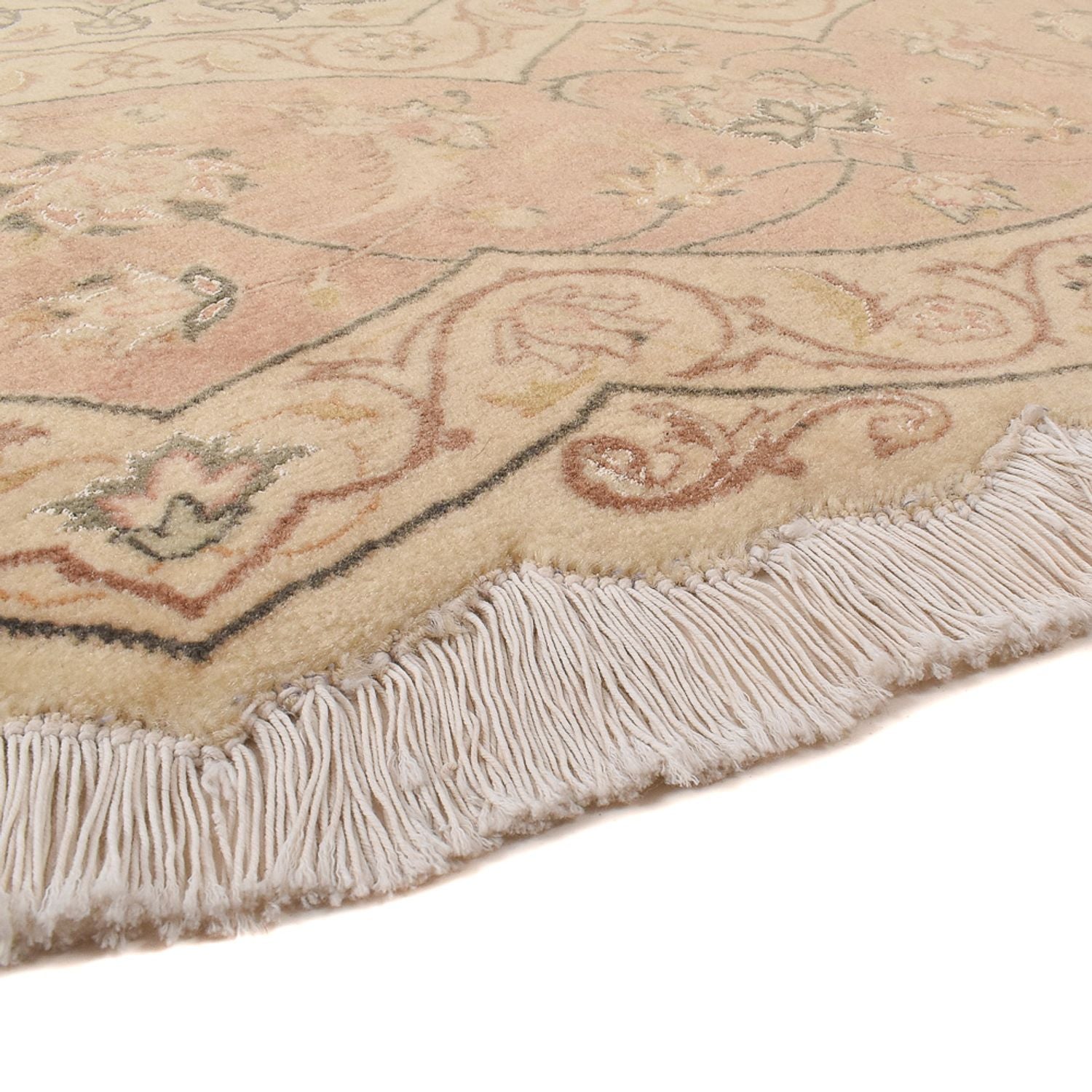 Tapis persan - Tabriz - Premium ronde  - 310 x 310 cm - beige