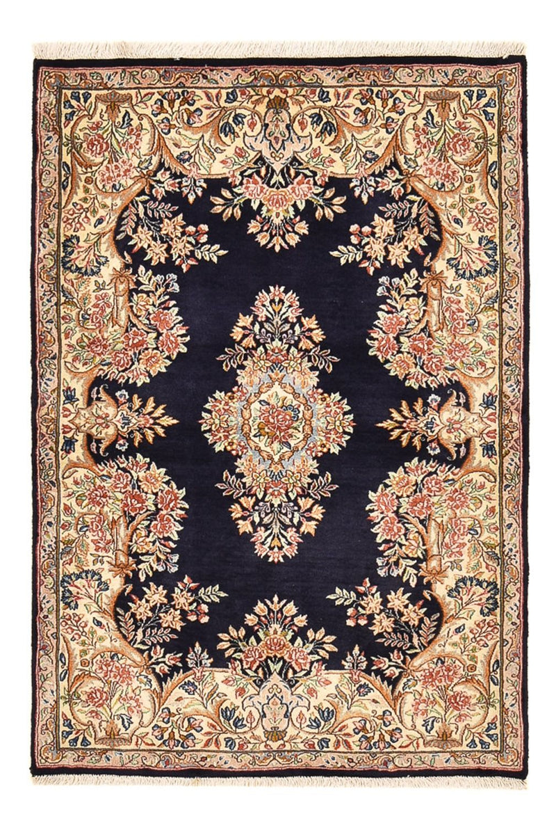Tapis persan - Royal - 150 x 100 cm - bleu foncé