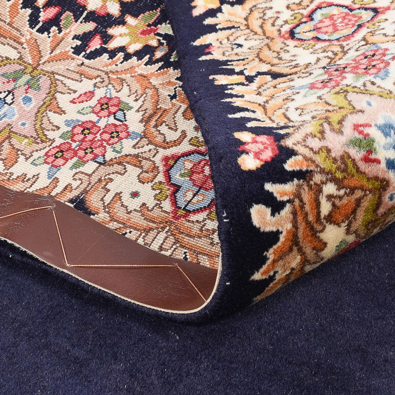 Tapis persan - Royal - 162 x 109 cm - bleu foncé