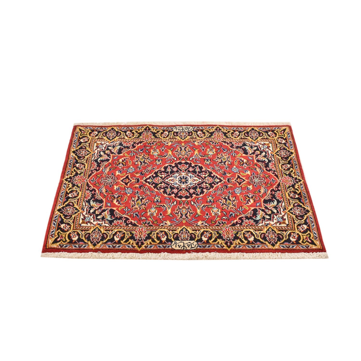 Tapis persan - Keshan - 98 x 70 cm - rouge