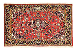 Tapis persan - Keshan - 98 x 70 cm - rouge