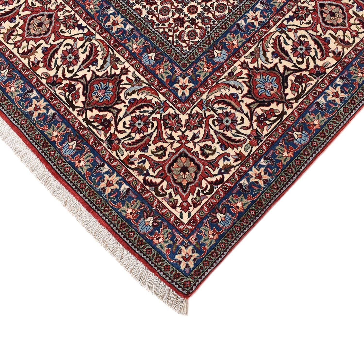 Tapis persan - Bidjar - 410 x 304 cm - rouge bordeaux