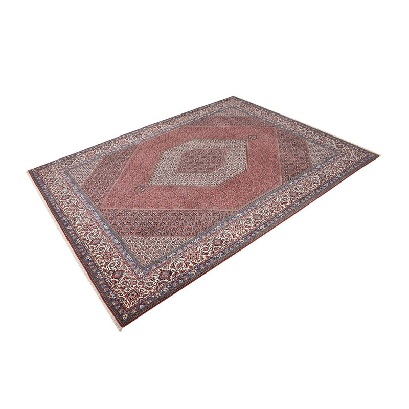 Tapis persan - Bidjar - 410 x 304 cm - rouge bordeaux