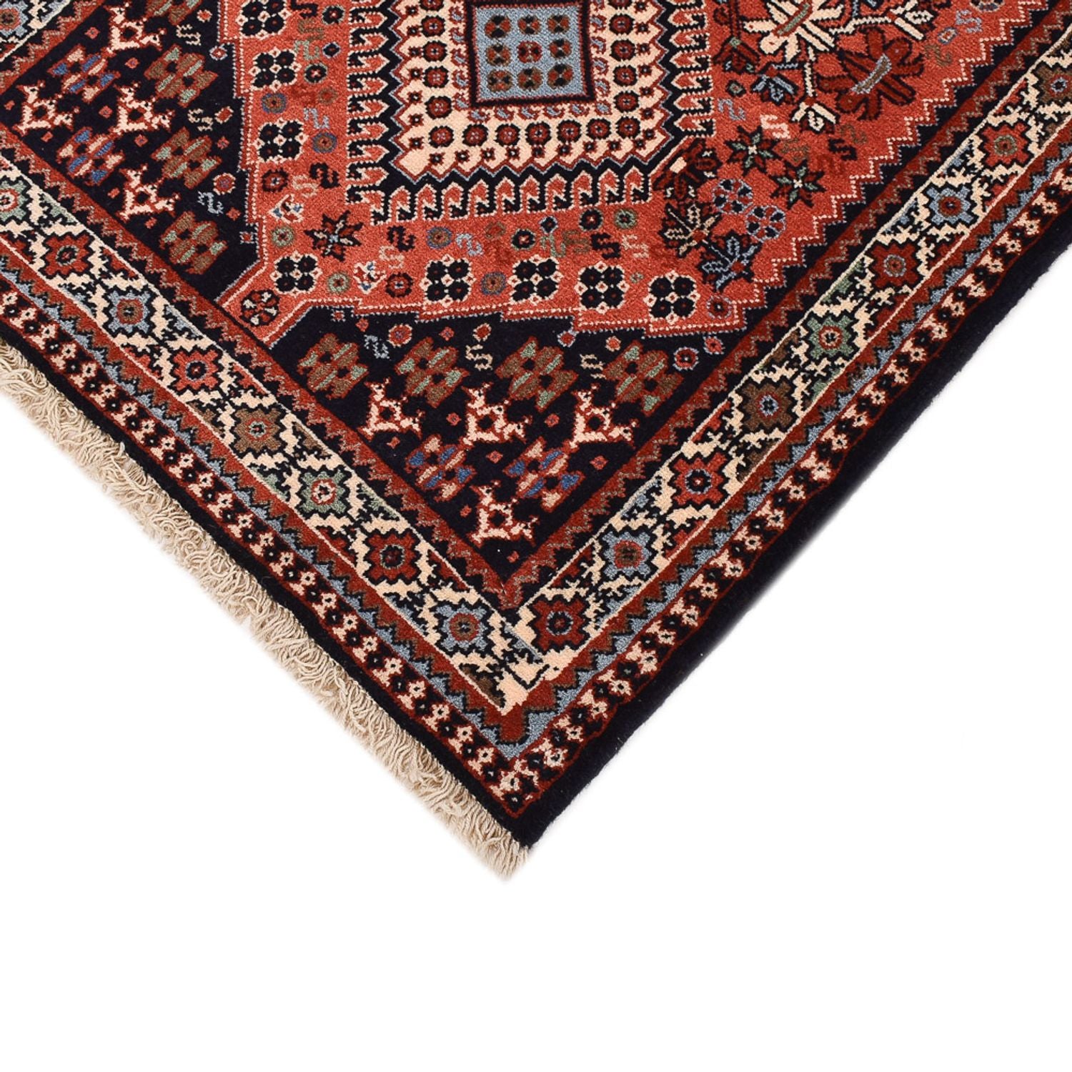 Tapis de couloir Tapis persan - Nomadic - 407 x 74 cm - rouge clair