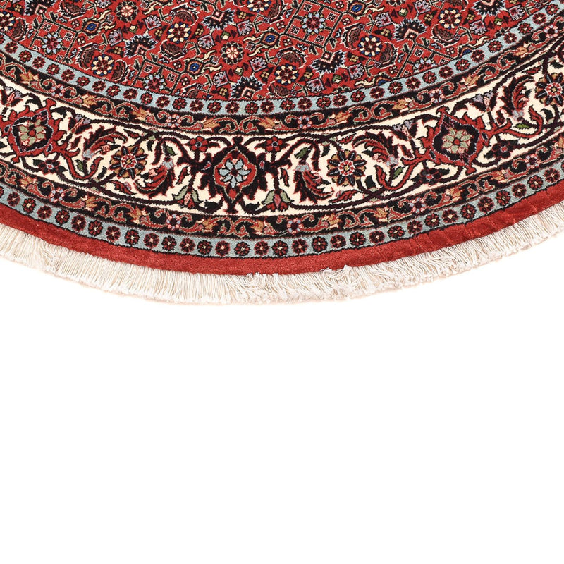 Perserteppich - Bidjar rund  - 150 x 150 cm - dunkelrot
