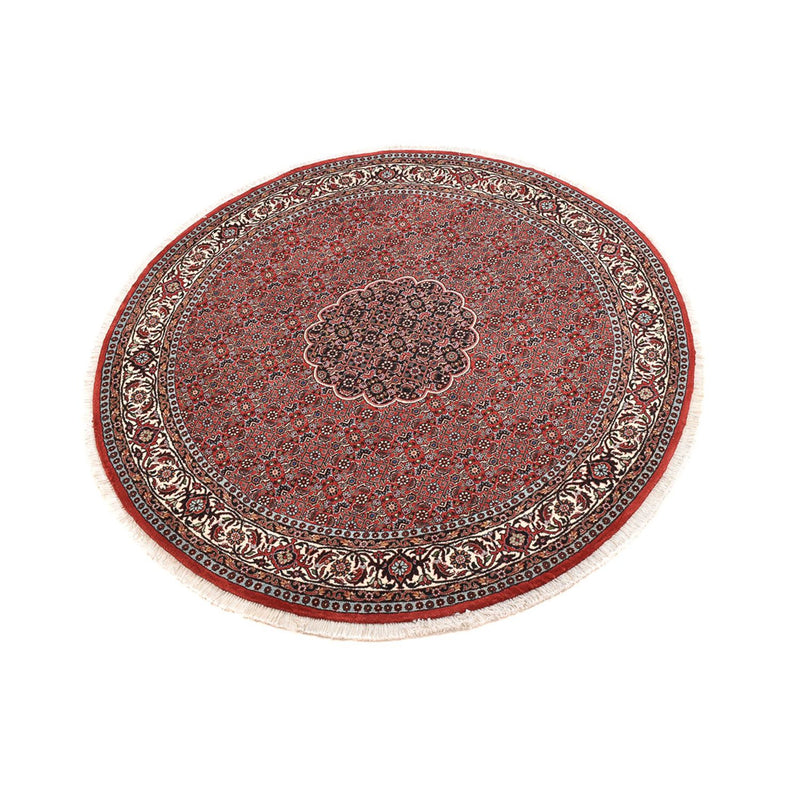 Perserteppich - Bidjar rund  - 150 x 150 cm - dunkelrot