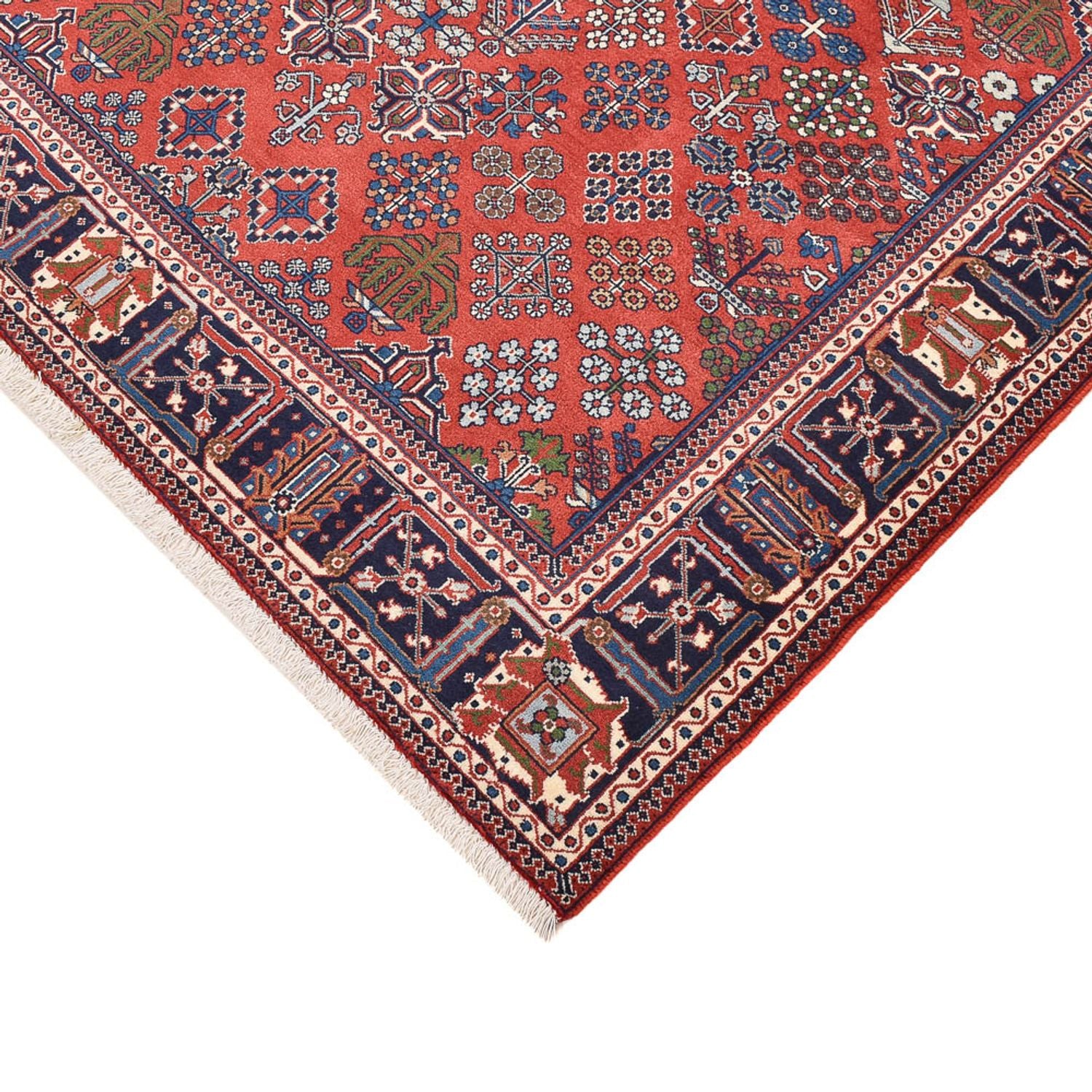 Tapis persan - Nomadic - 259 x 165 cm - rouge