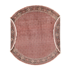 Tapis persan - Bidjar ronde  - 400 x 400 cm - rouille