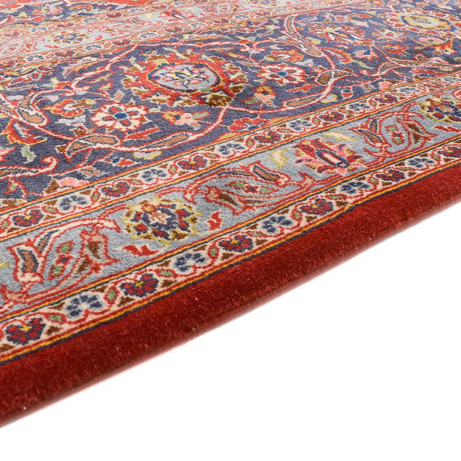 Tapis persan - Keshan - 415 x 307 cm - rouge