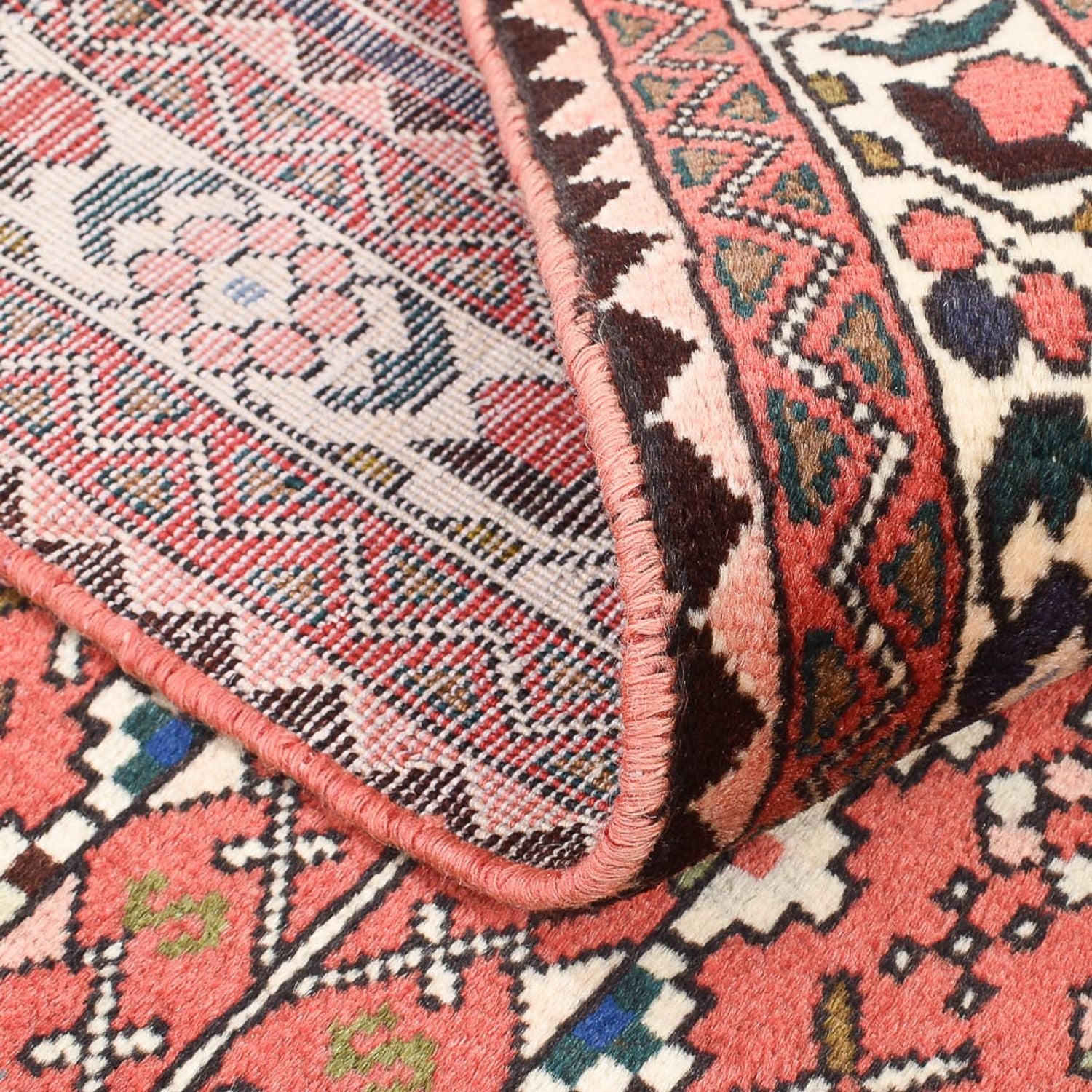Tapis persan - Nomadic - 152 x 109 cm - rouge clair
