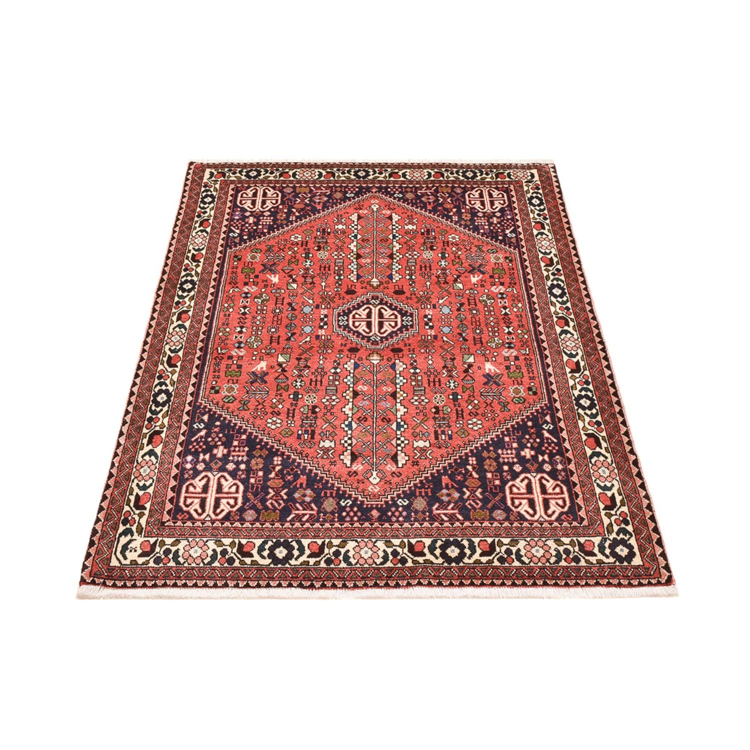 Tapis persan - Nomadic - 152 x 109 cm - rouge clair