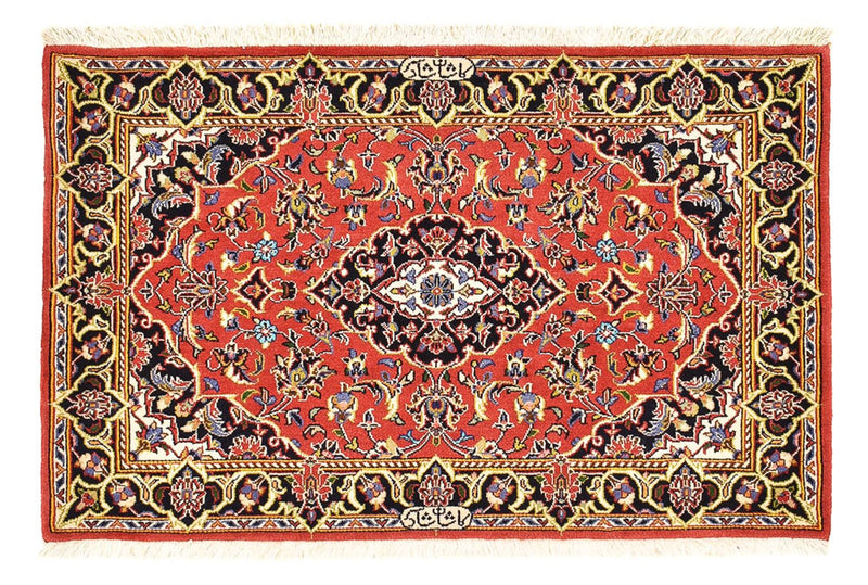 Tapis persan - Keshan - 100 x 70 cm - rouge