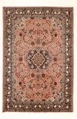 Tapis persan - Nomadic - 320 x 212 cm - rouge clair