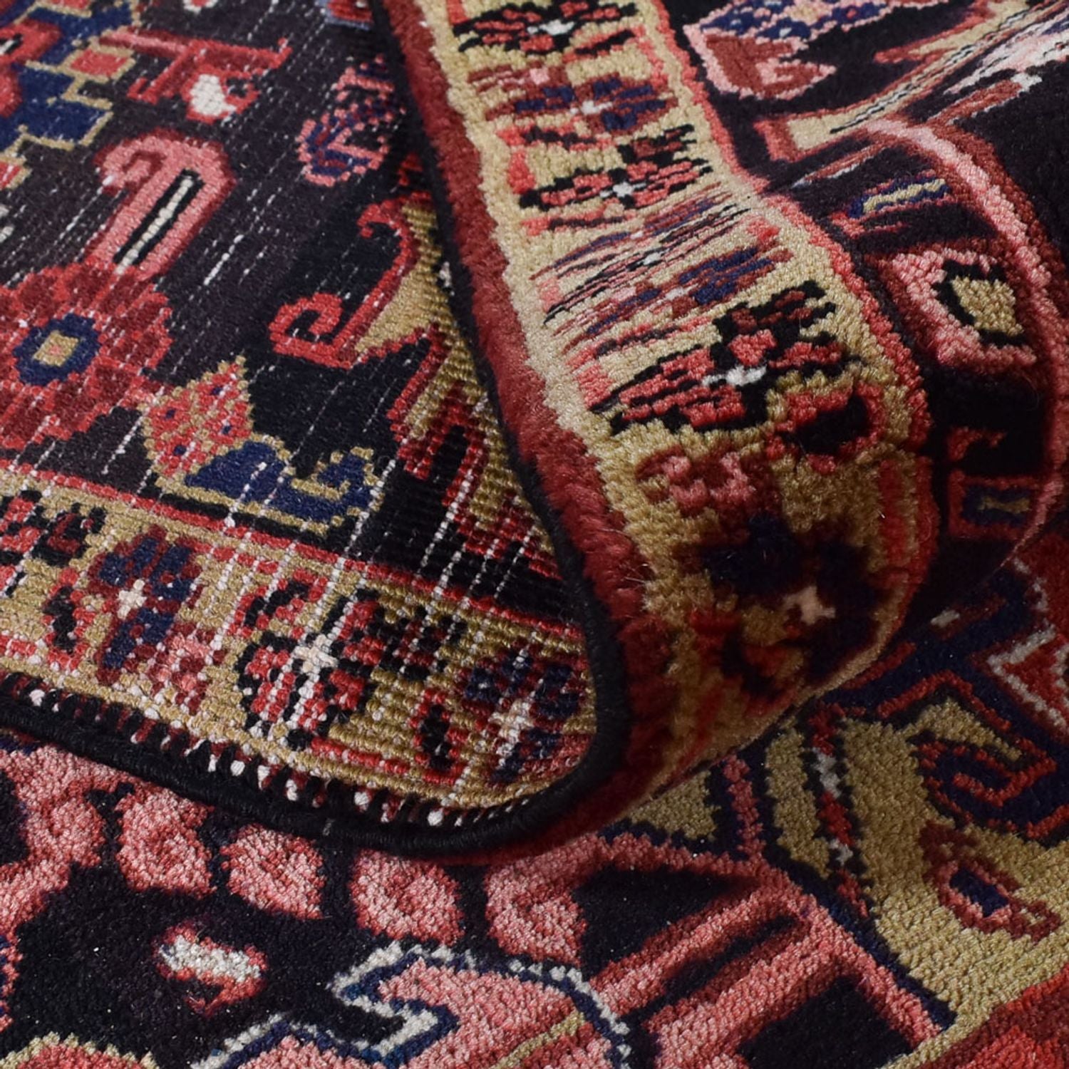 Tapis persan - Nomadic originale  - 372 x 302 cm - rouge