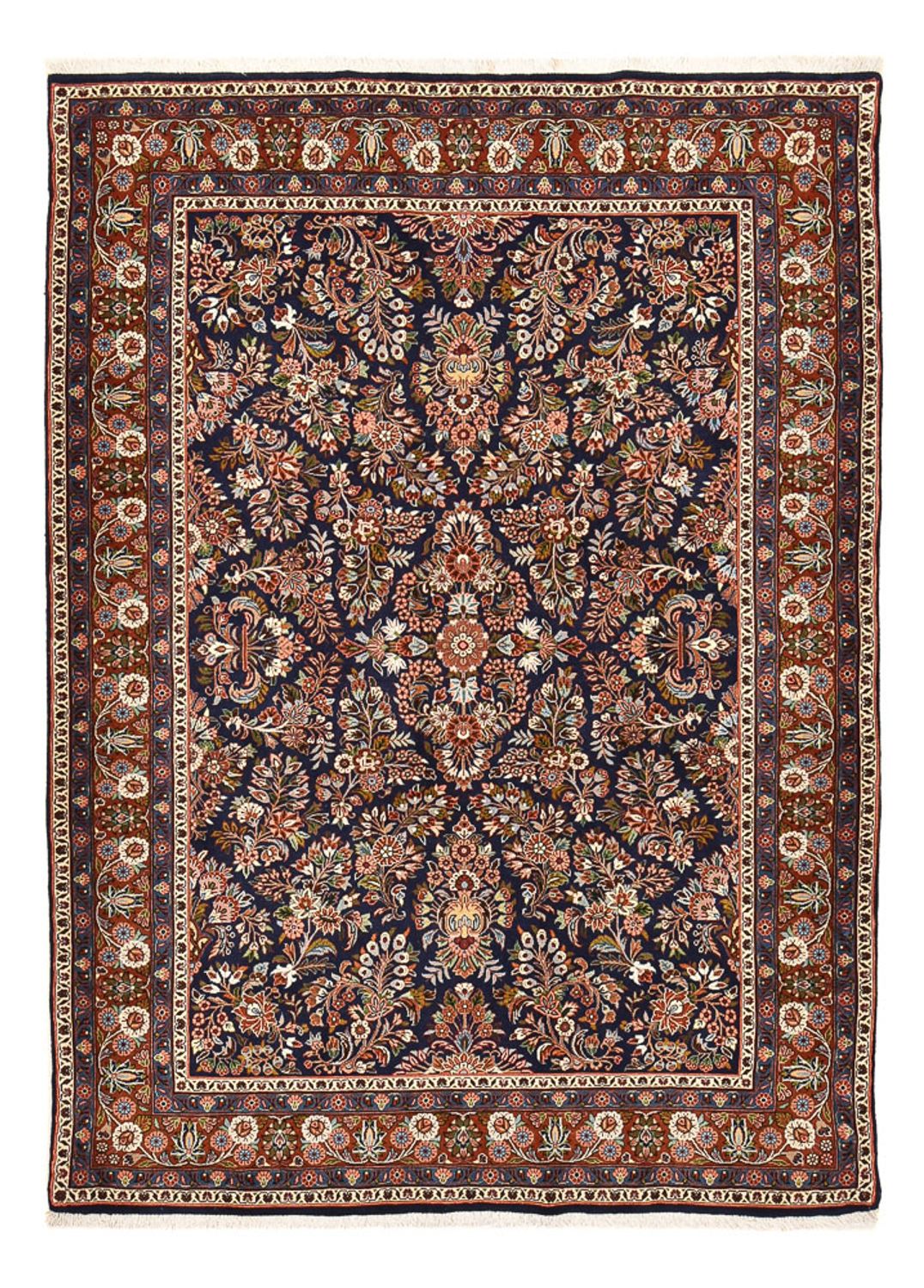 Tapis persan - Classique - 230 x 165 cm - bleu foncé