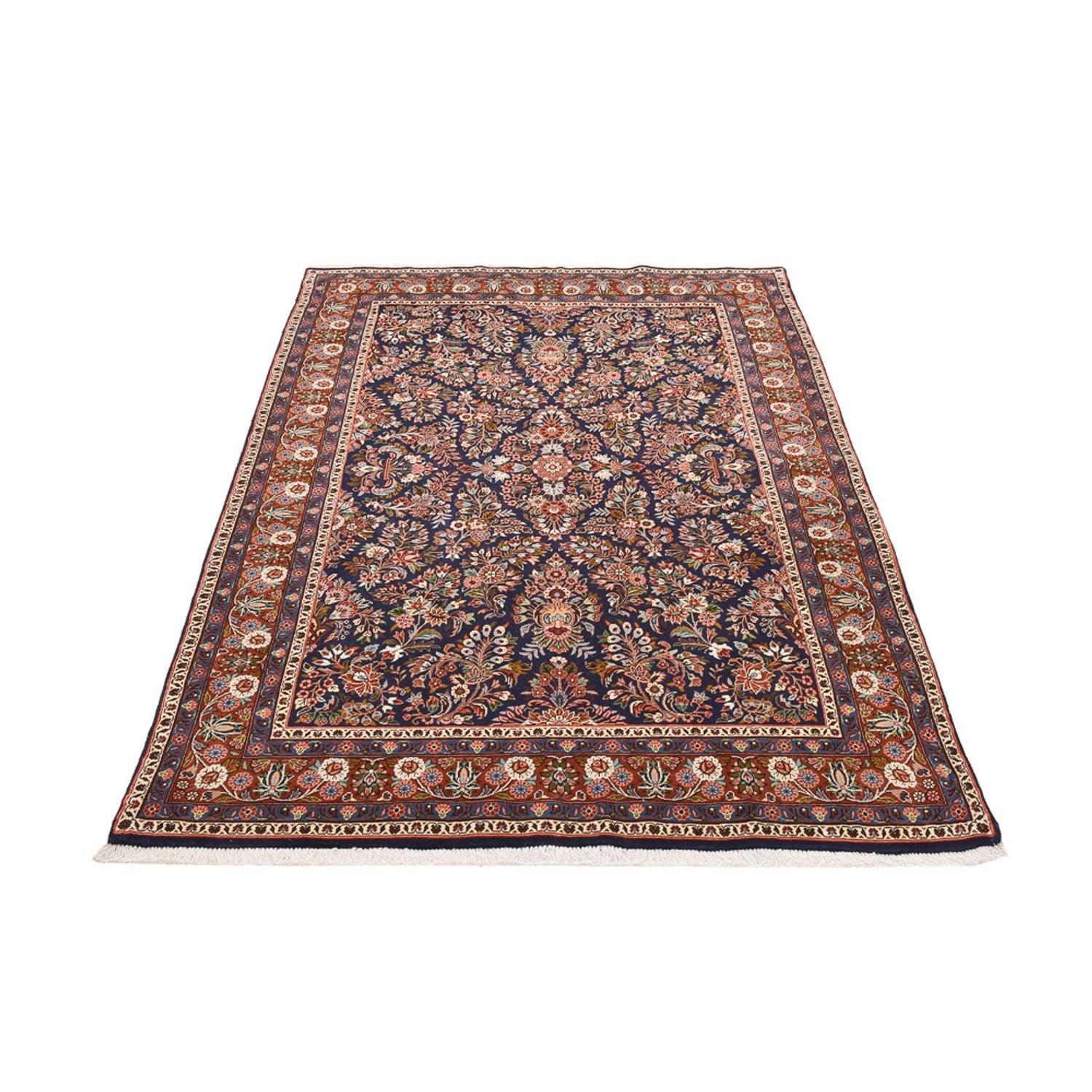 Tapis persan - Classique - 230 x 165 cm - bleu foncé
