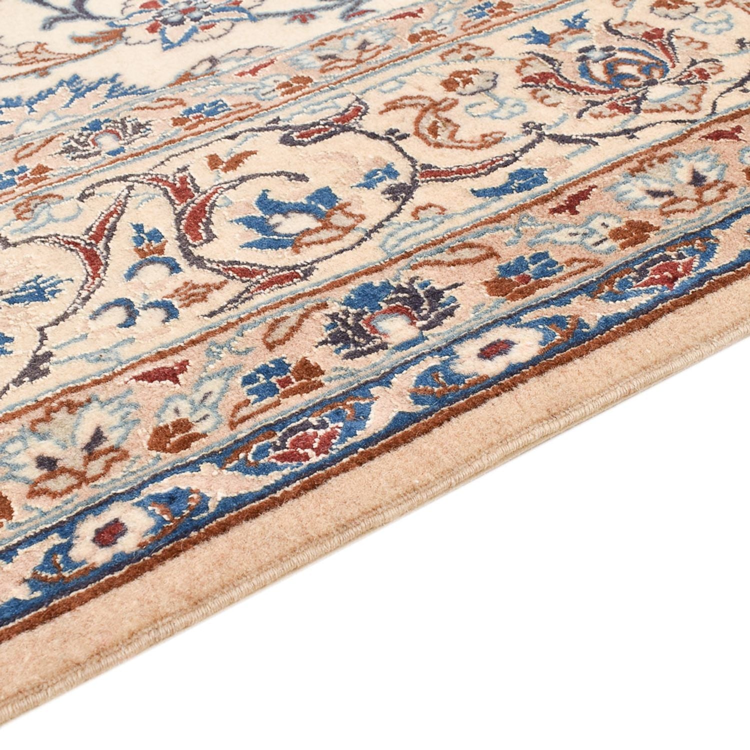 Tapis persan - Nain - Premium - 214 x 136 cm - beige
