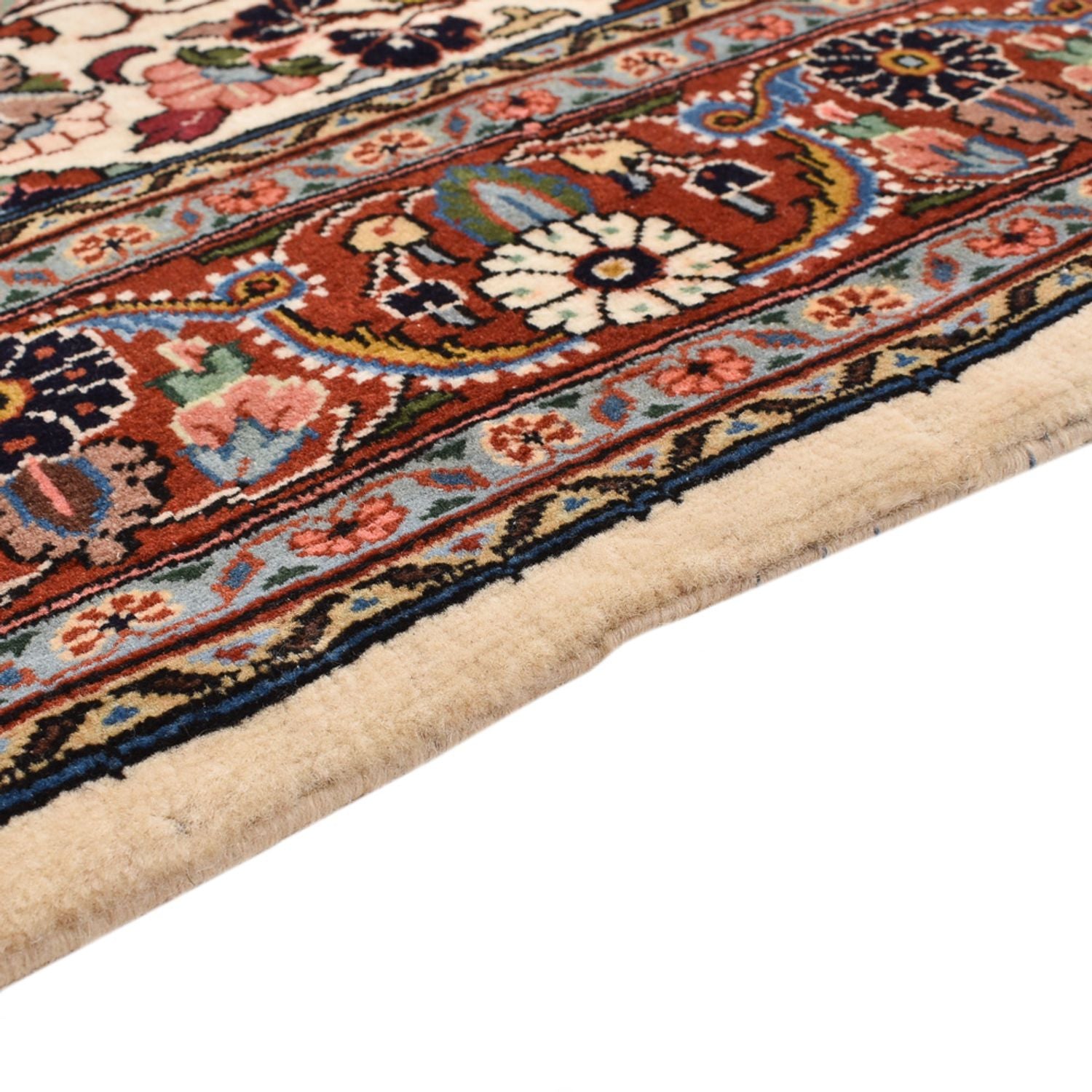 Tapis persan - Bidjar - 209 x 139 cm - crème