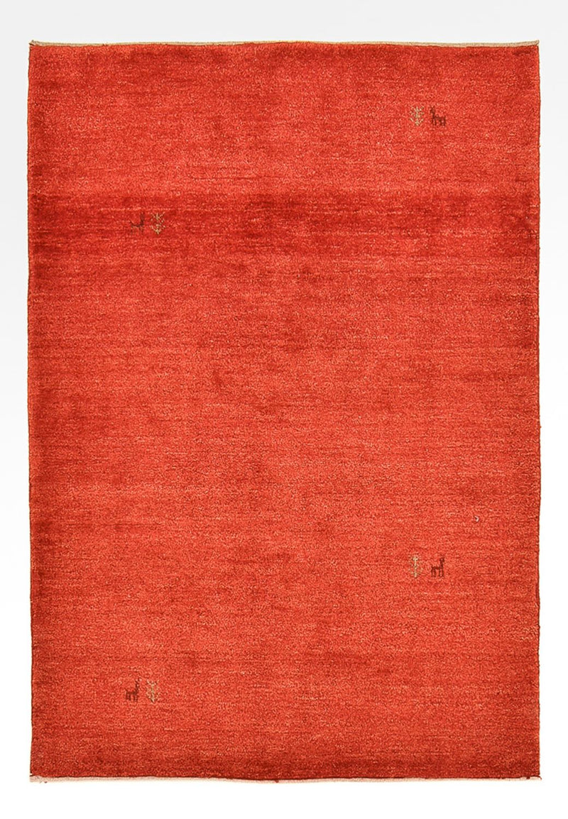Tapis Gabbeh - Persan - 177 x 124 cm - rouge