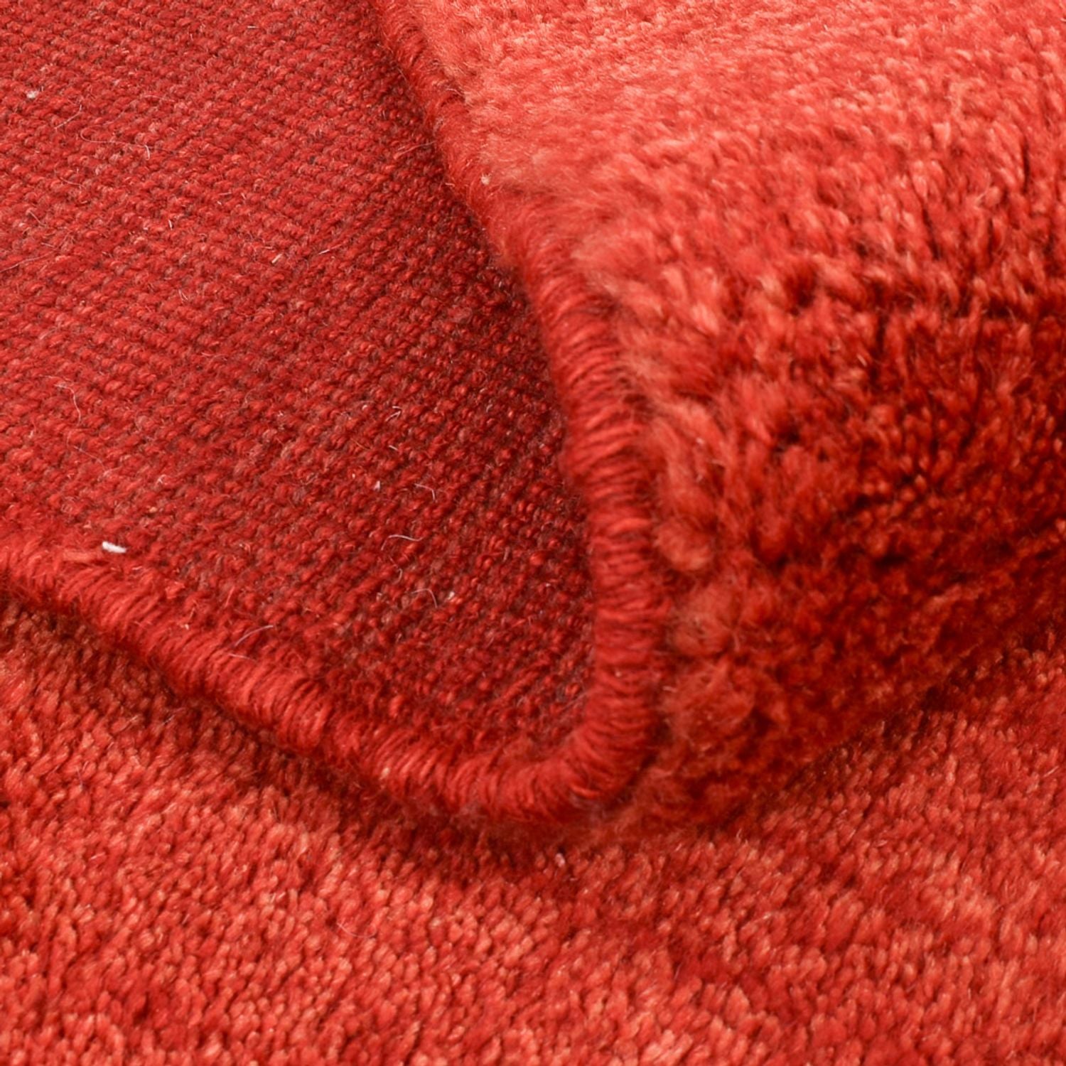 Tapis Gabbeh - Persan - 177 x 124 cm - rouge