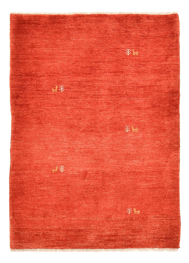 Tapis Gabbeh - Persan - 170 x 124 cm - rouge