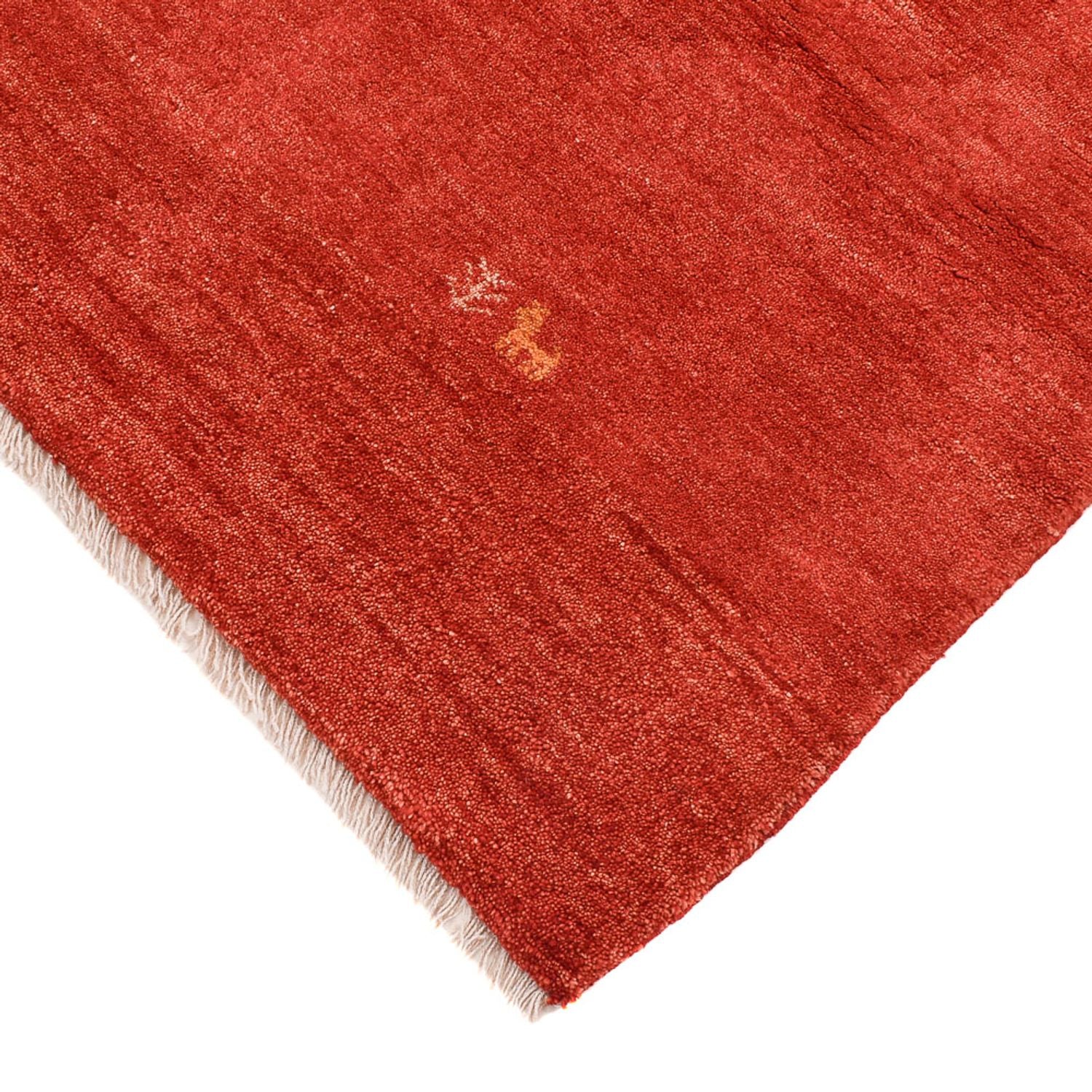 Tapis Gabbeh - Persan - 170 x 124 cm - rouge