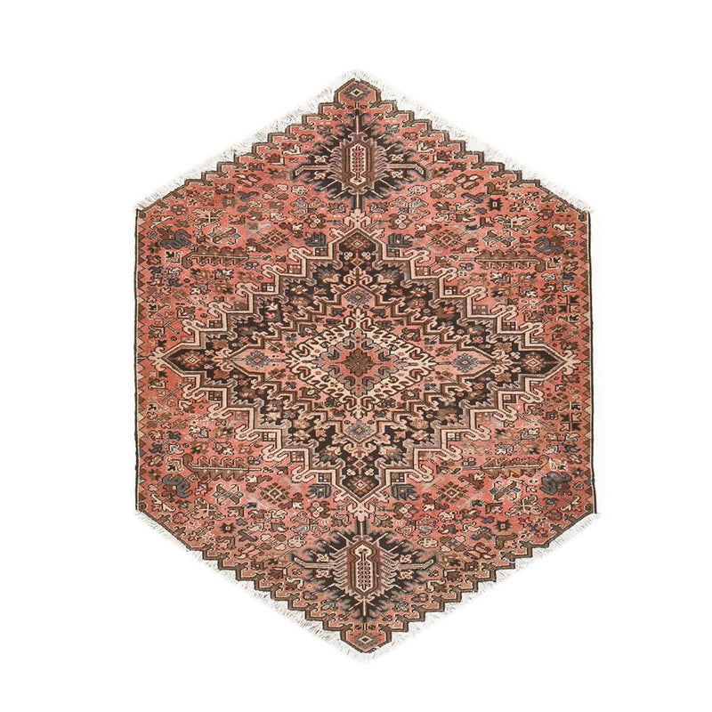 Tapis persan - Nomadic - 180 x 127 cm - rouge clair