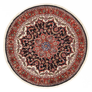 Perserteppich - Bidjar rund  - 155 x 155 cm - dunkelrot