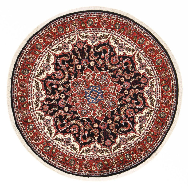 Perserteppich - Bidjar rund  - 155 x 155 cm - dunkelrot