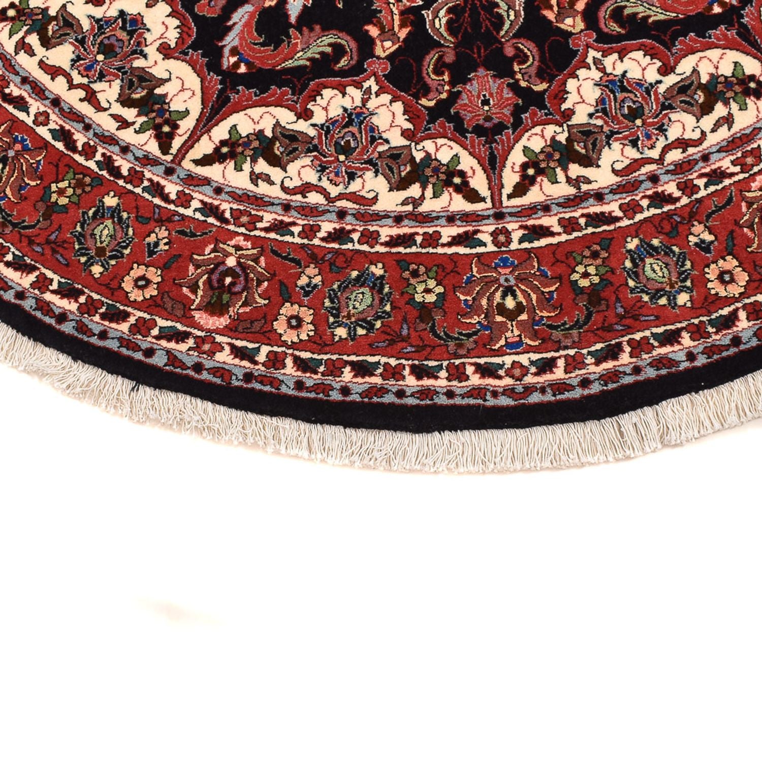 Perserteppich - Bidjar rund  - 155 x 155 cm - dunkelrot