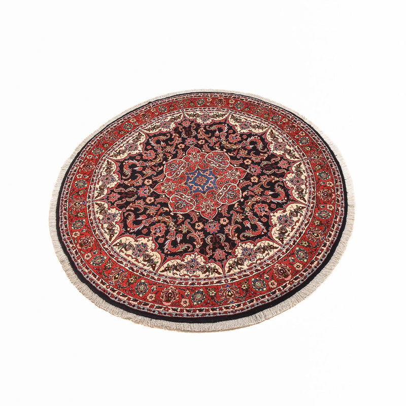 Perserteppich - Bidjar rund  - 155 x 155 cm - dunkelrot