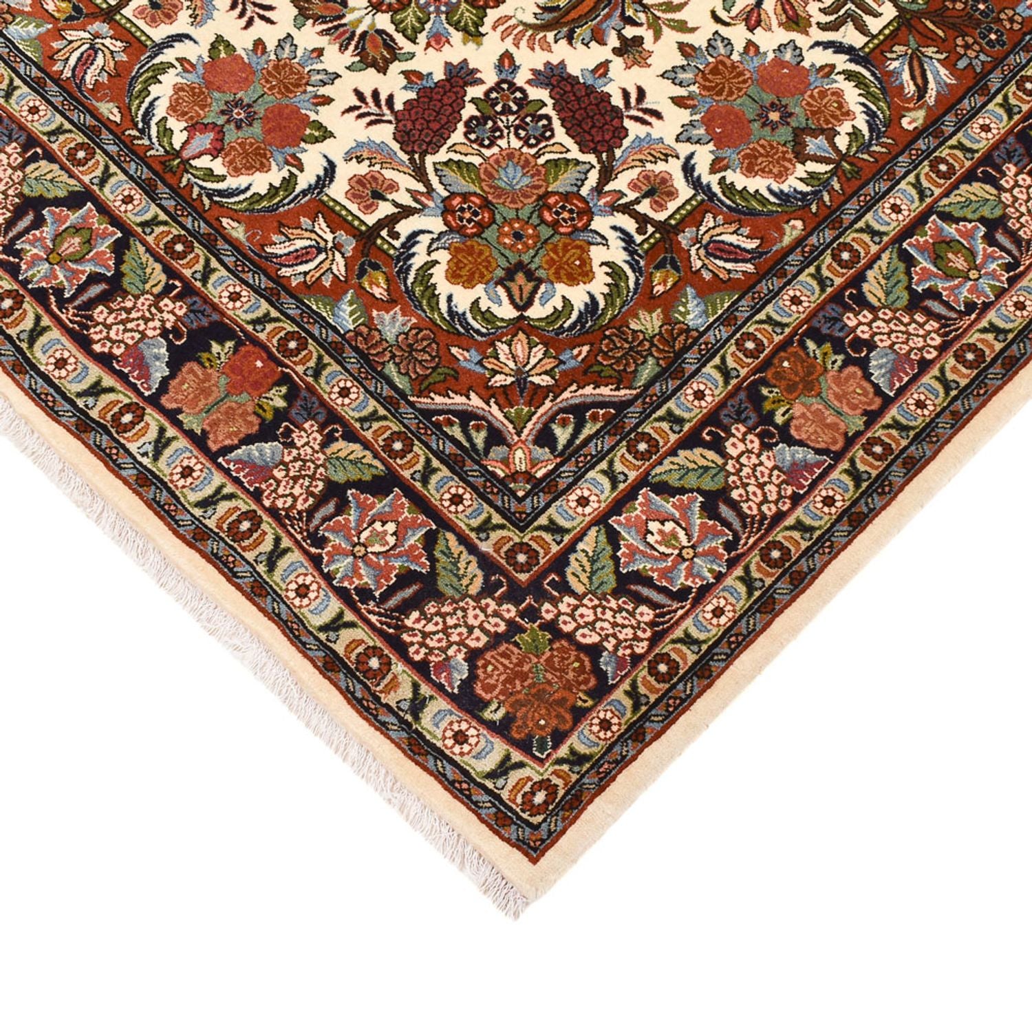 Tapis persan - Bidjar - 210 x 140 cm - beige clair