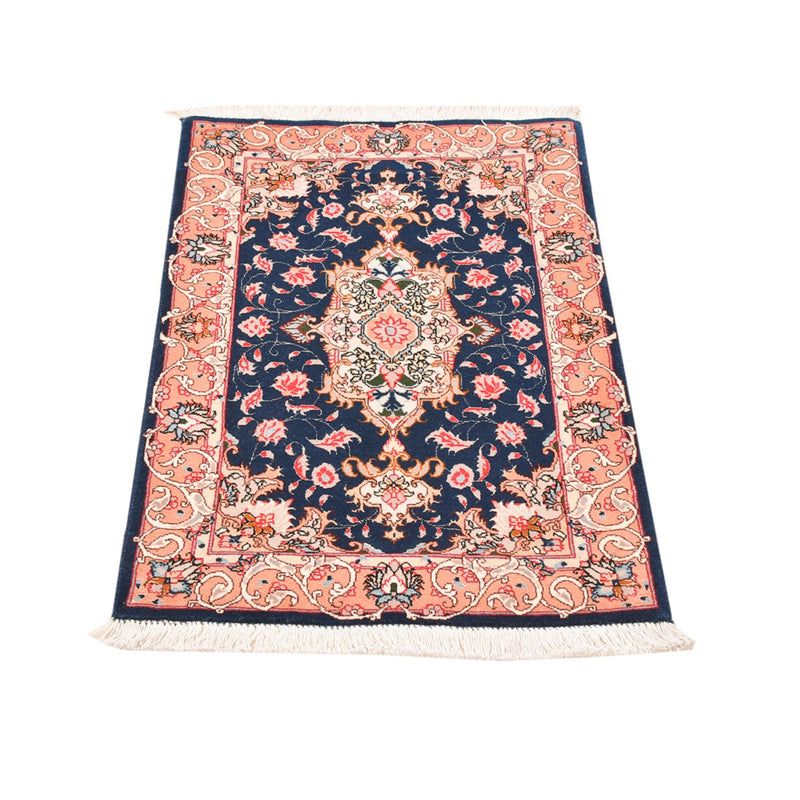 Tapis persan - Tabriz - Royal - 91 x 59 cm - bleu foncé