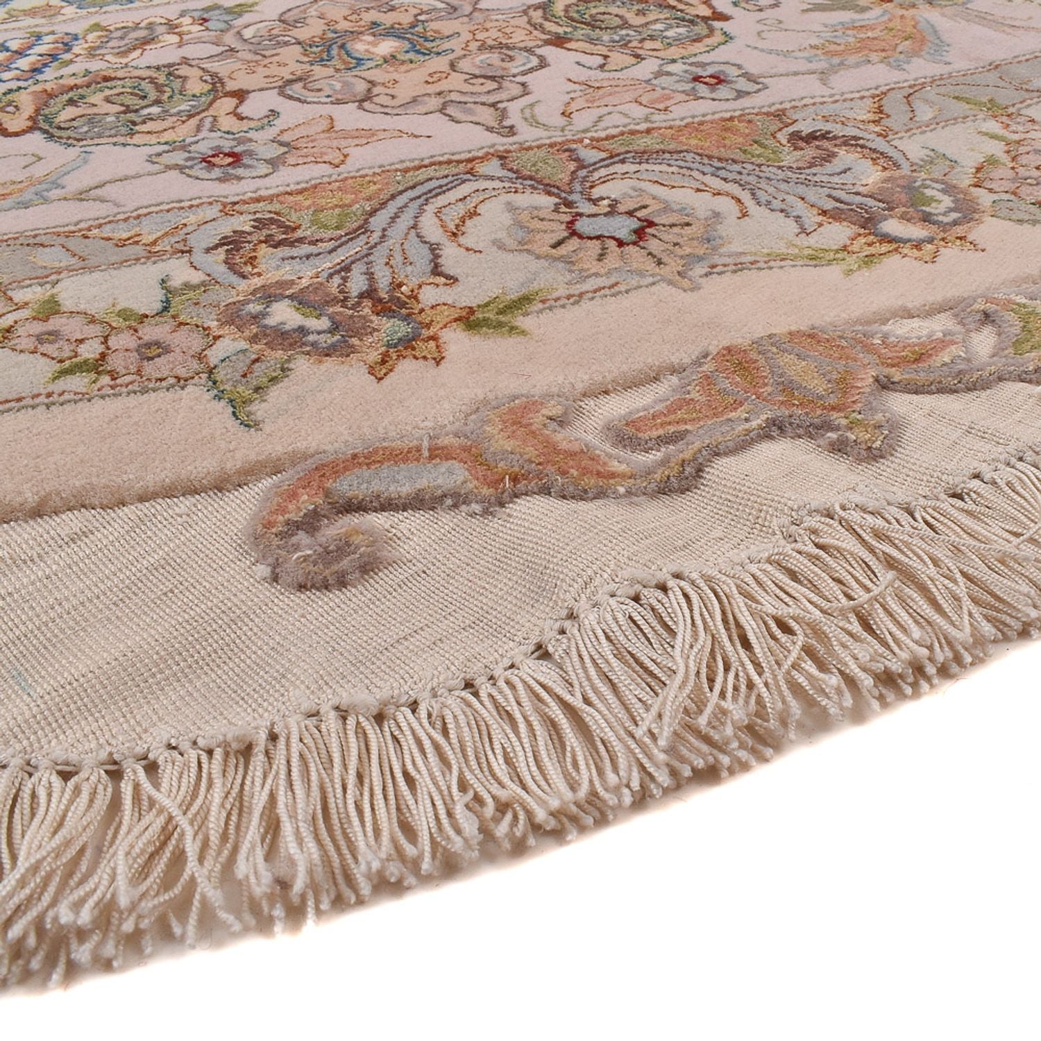 Tapis persan - Tabriz - Royal ronde  - 303 x 303 cm - beige
