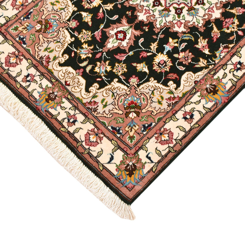 Tapis persan - Tabriz - Royal - 90 x 60 cm - bleu foncé