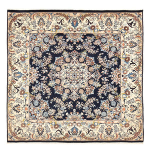 Perserteppich - Classic quadratisch  - 200 x 198 cm - dunkelblau