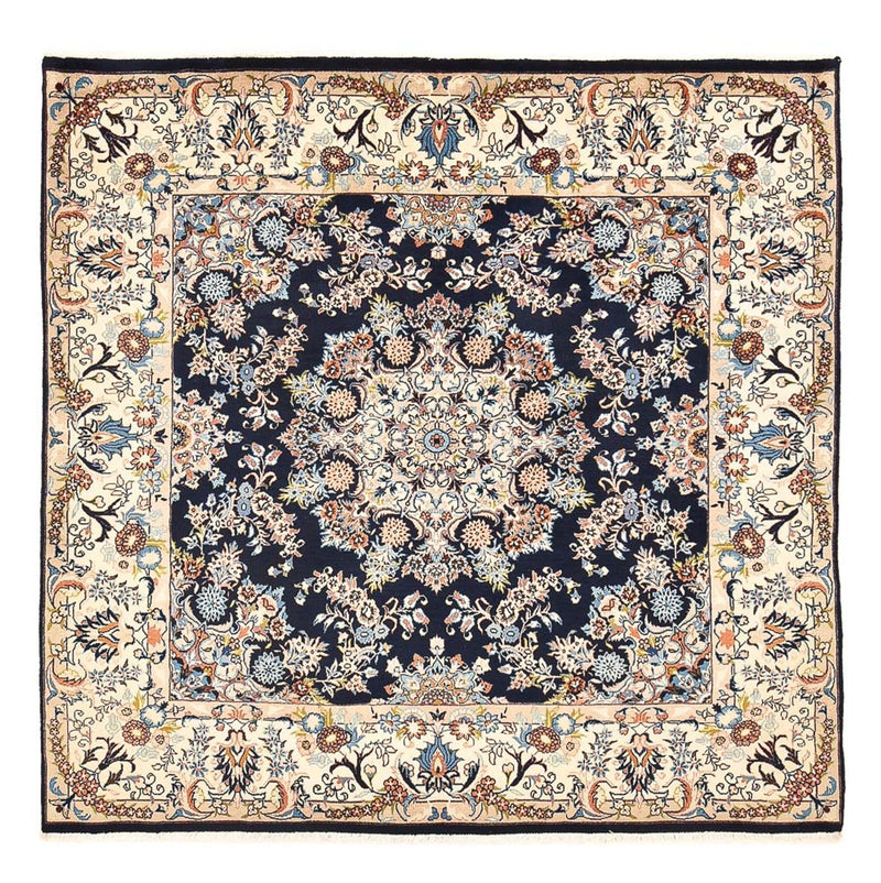 Perserteppich - Classic quadratisch  - 200 x 198 cm - dunkelblau