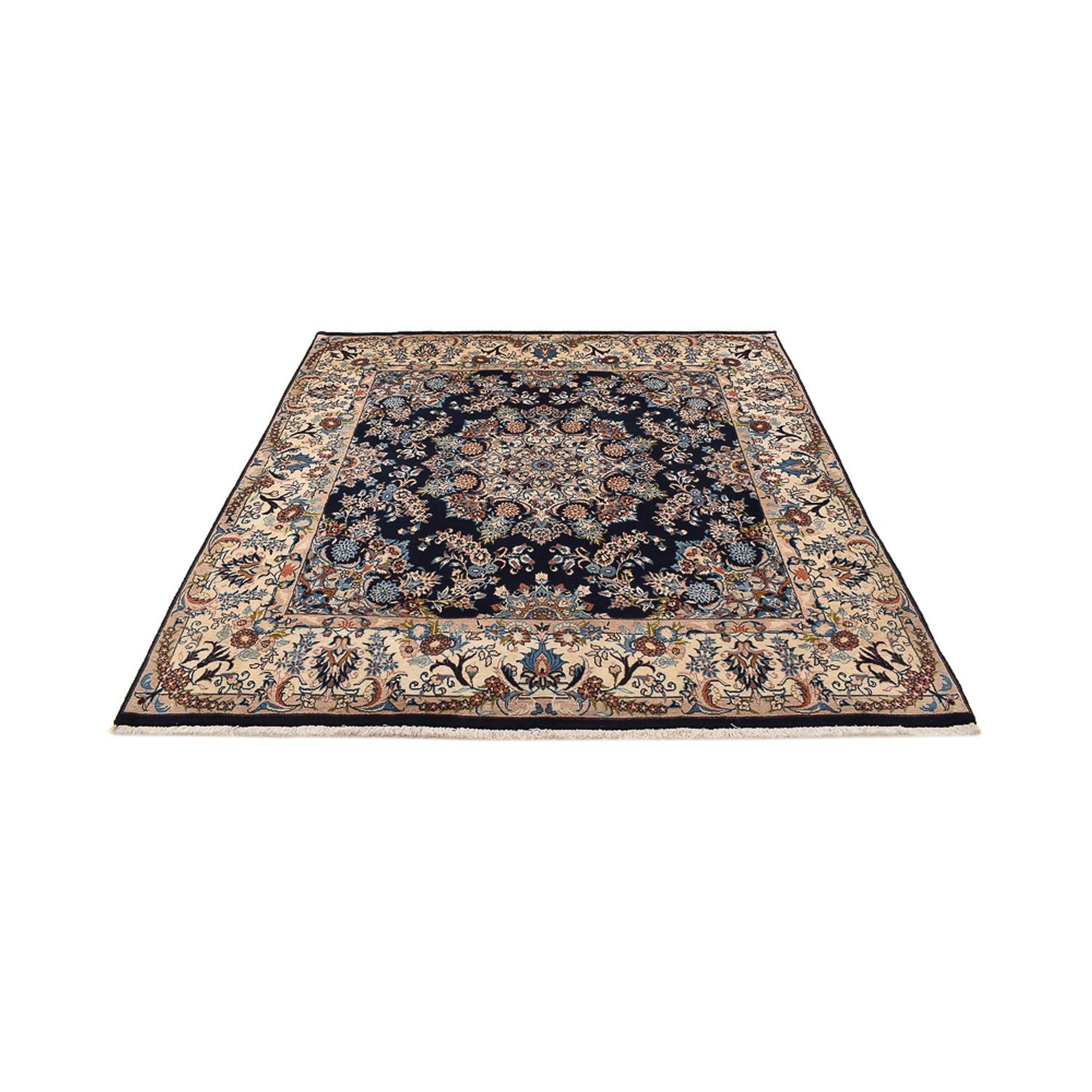 Perserteppich - Classic quadratisch  - 200 x 198 cm - dunkelblau