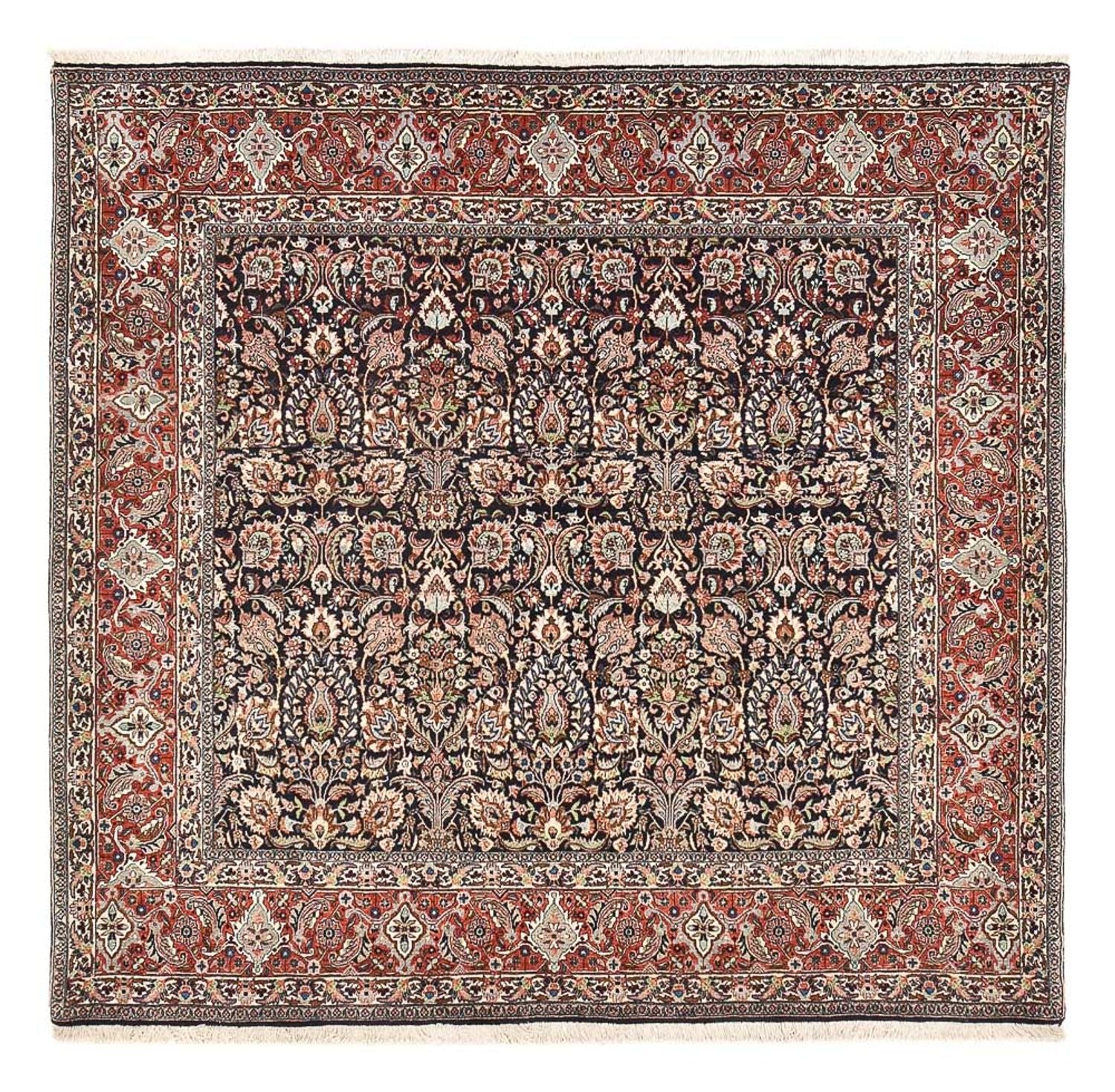 Perserteppich - Bidjar quadratisch  - 206 x 200 cm - rost