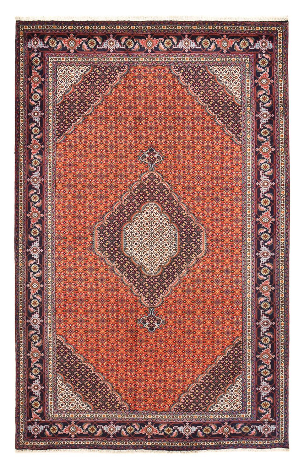 Tapis persan - Nomadic - 300 x 199 cm - orange