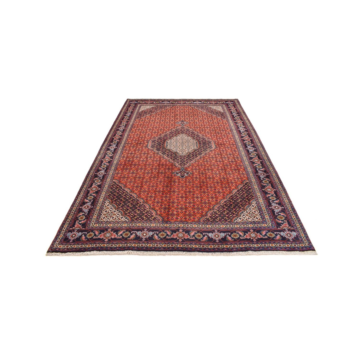 Tapis persan - Nomadic - 300 x 199 cm - orange