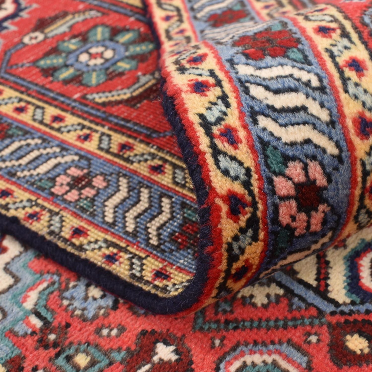 Tapis persan - Nomadic - 287 x 196 cm - rouge bordeaux