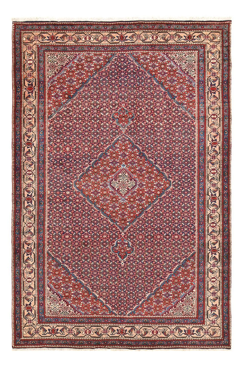 Tapis persan - Nomadic - 285 x 194 cm - rouge bordeaux