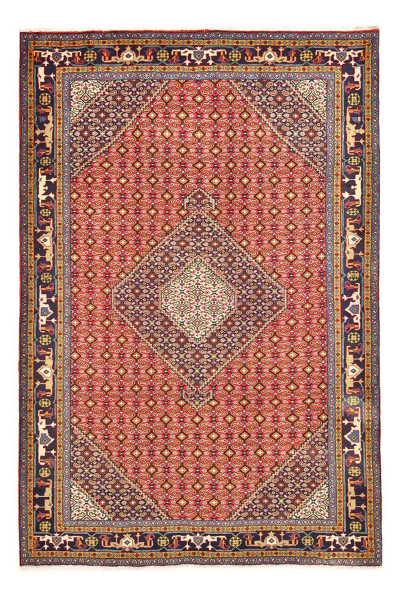 Tapis persan - Nomadic - 287 x 202 cm - rouge clair