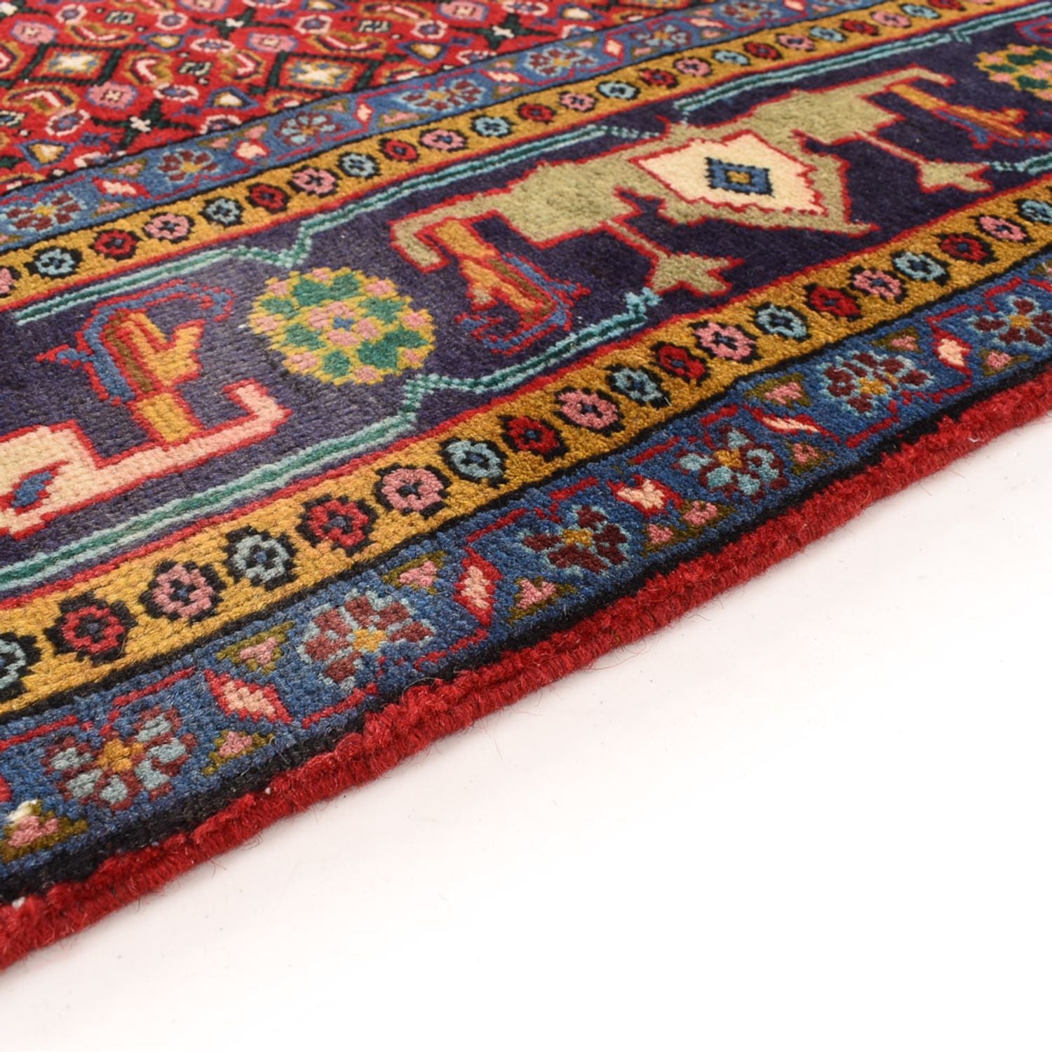 Tapis persan - Nomadic - 287 x 202 cm - rouge clair