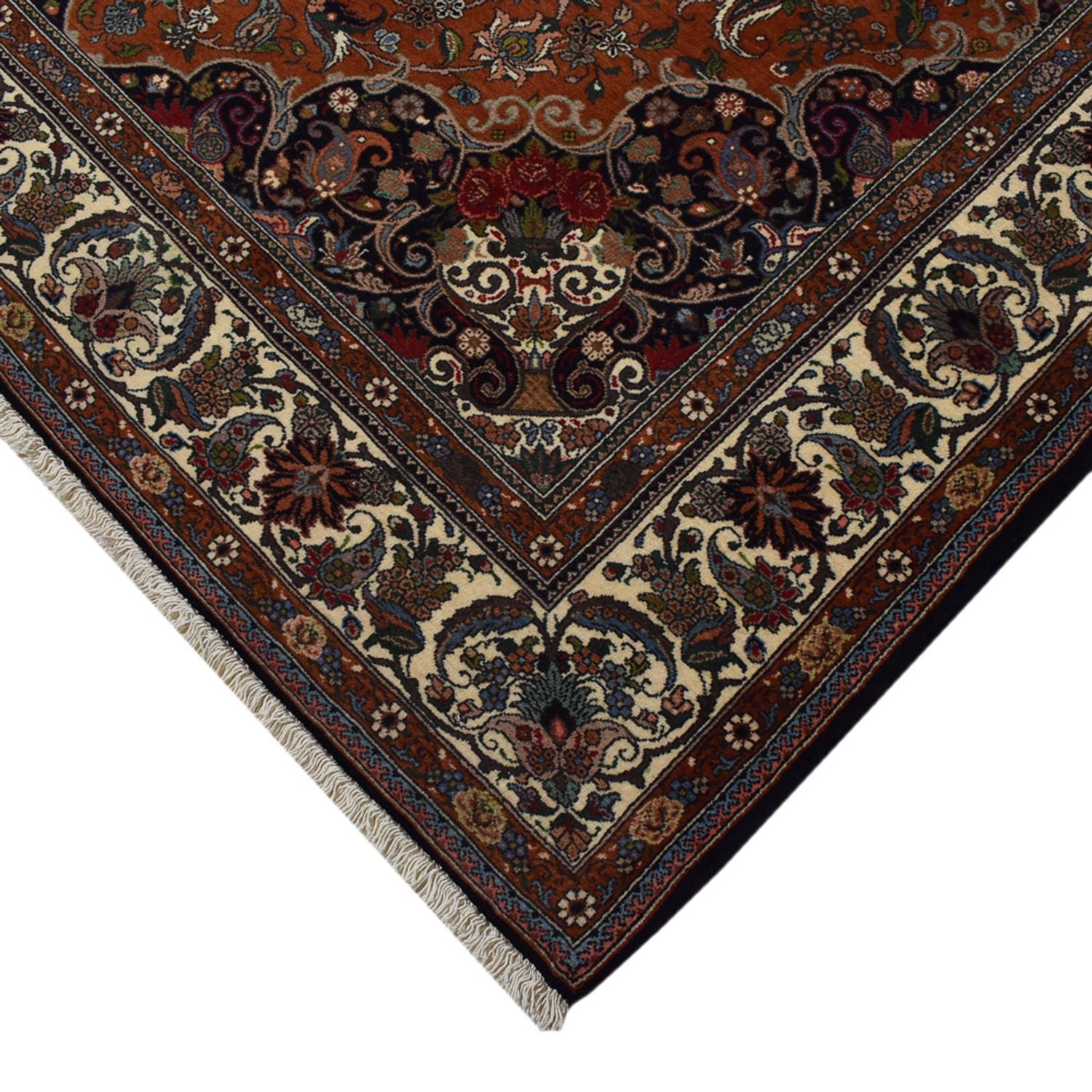Tapis persan - Nomadic - 303 x 206 cm - rouge foncé
