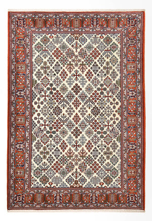 Tapis persan - Nomadic - 246 x 170 cm - crème