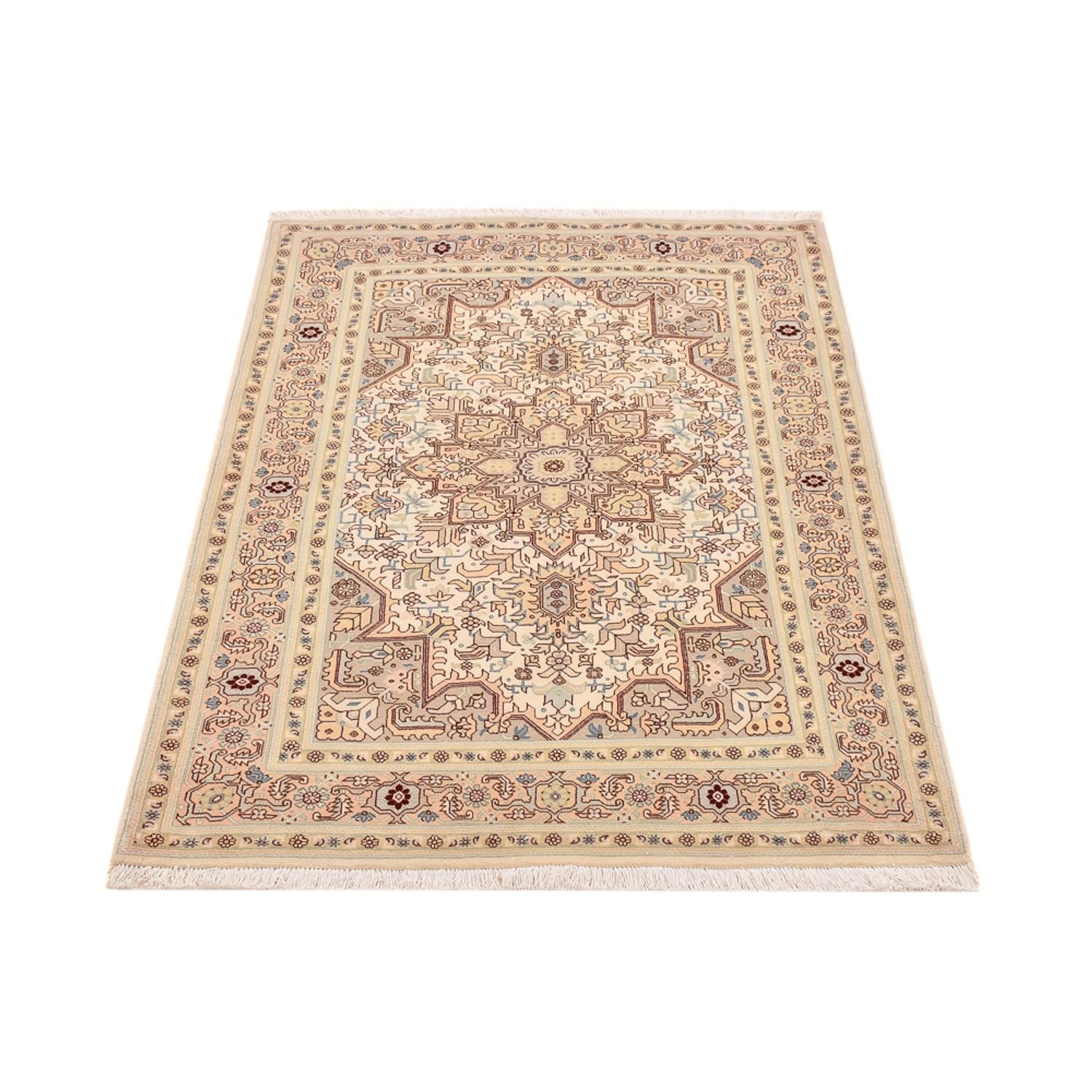 Tapis persan - Tabriz - Royal - 148 x 100 cm - beige clair