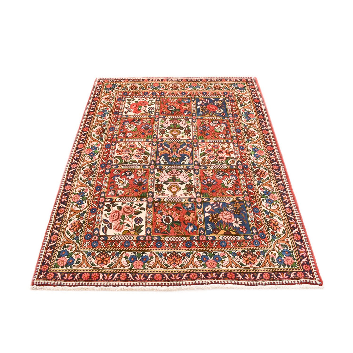 Tapis persan - Nomadic - 195 x 139 cm - multicolore