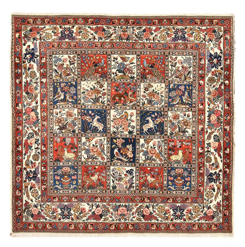 Tapis persan - Nomadic carré  - 211 x 210 cm - multicolore